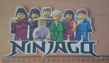 Lego Ninjago Bügelbild für eine Schultüte