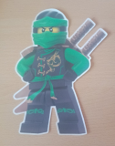 Lego Ninjago Bügelbild für eine Schultüte