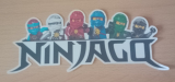 Lego Ninjago Bügelbild für eine Schultüte