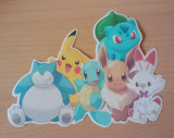 Pokemon Bügelbild für eine Schultüte