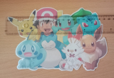 Pokemon Bügelbild für eine Schultüte