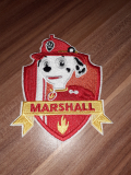 Paw patrol Patches / Bügelbilder marshall